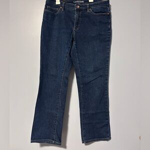 Lands' End Women's Indigo Straight Leg Jeans